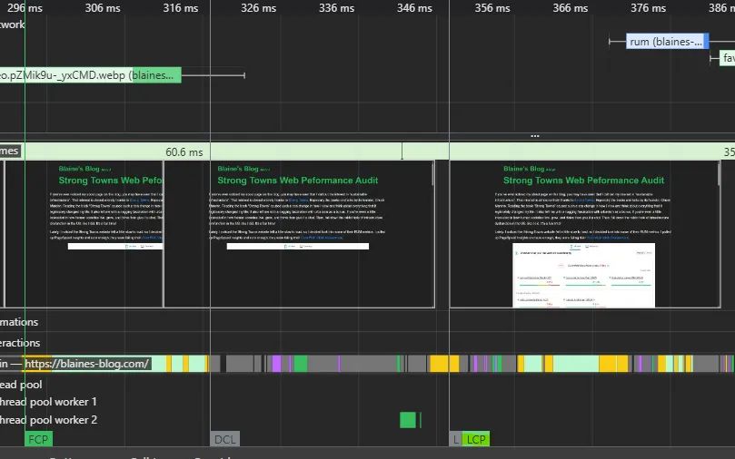 Trace of my blog post with a sync decoded image